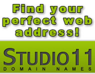Studio 11 Domain | Find your perfect web address!